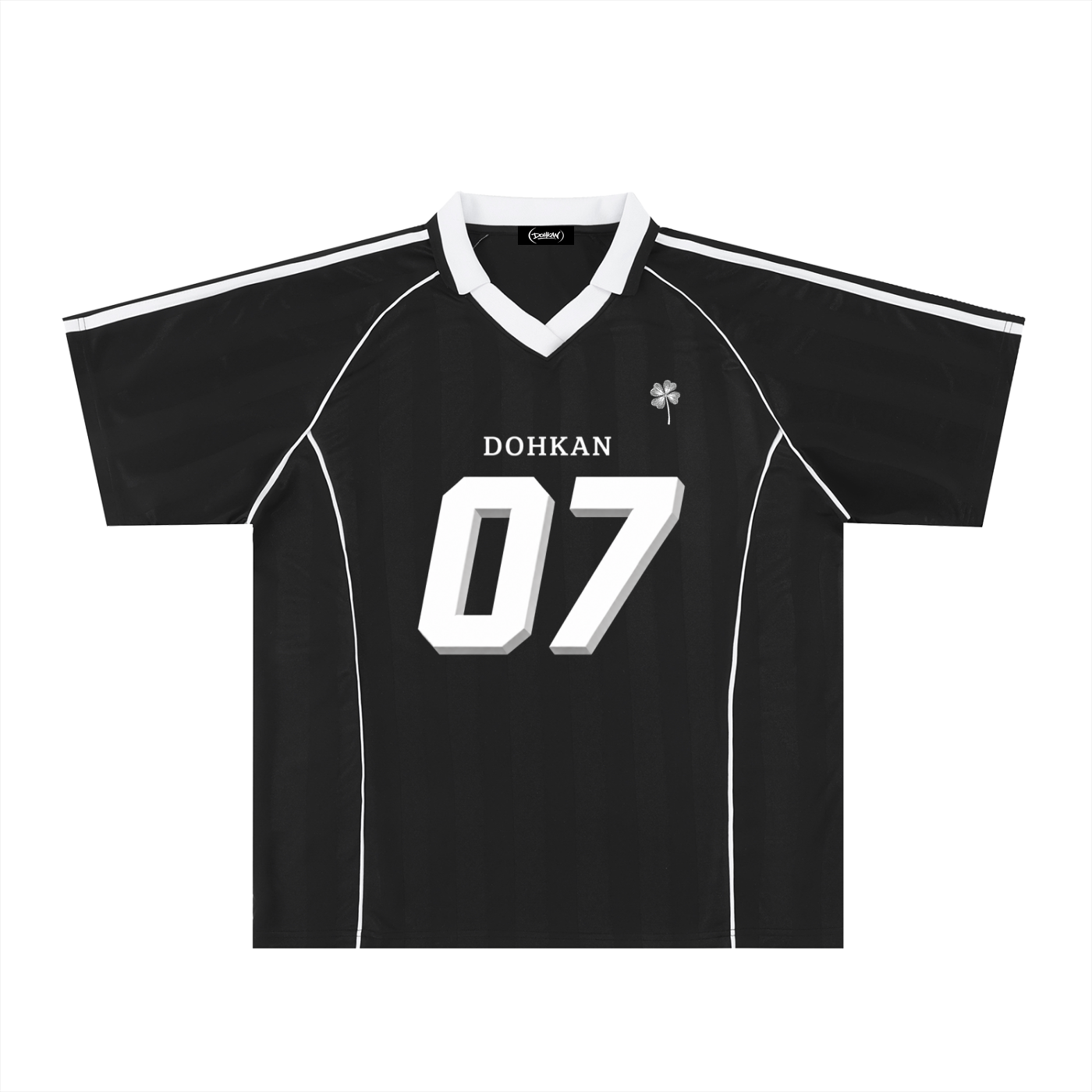 Shadow Stripe Collared Soccer Jersey