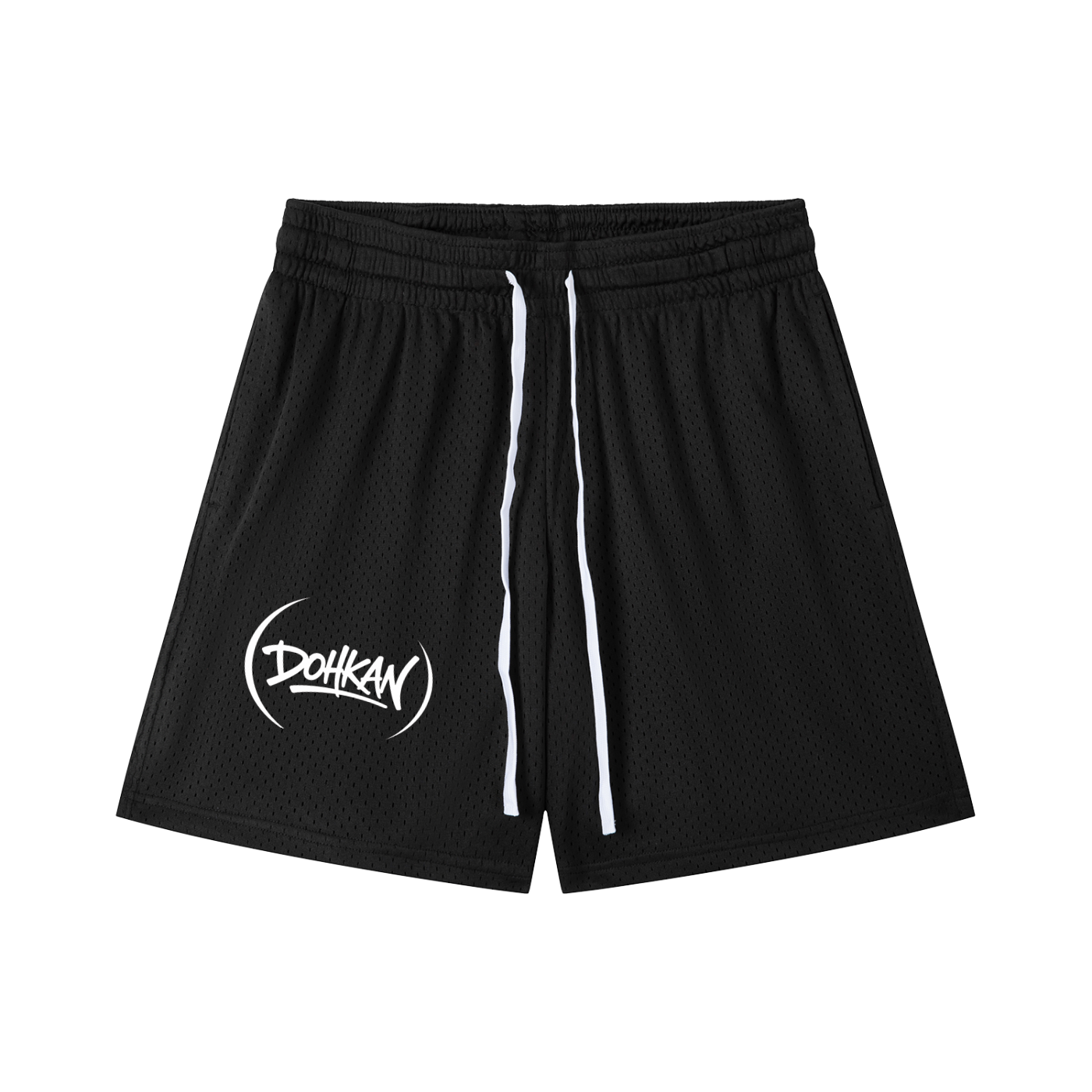 Mesh Drawstring Shorts