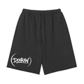 Snow Washed Raw Hem Shorts