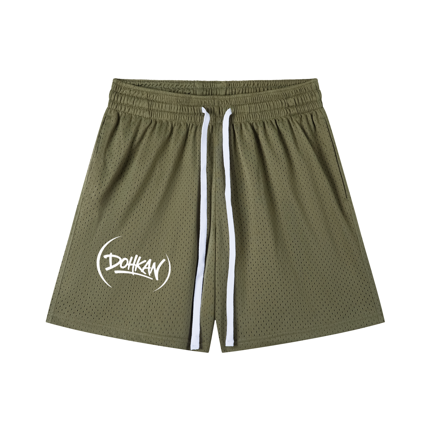Mesh Drawstring Shorts